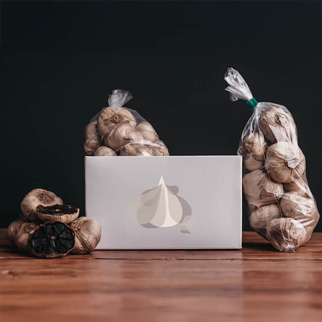 ajo negro granel caja 1000g